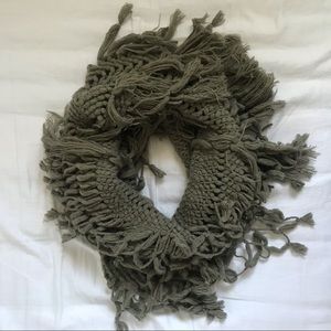 B.P. Forest Green Knit Cowl Scarf